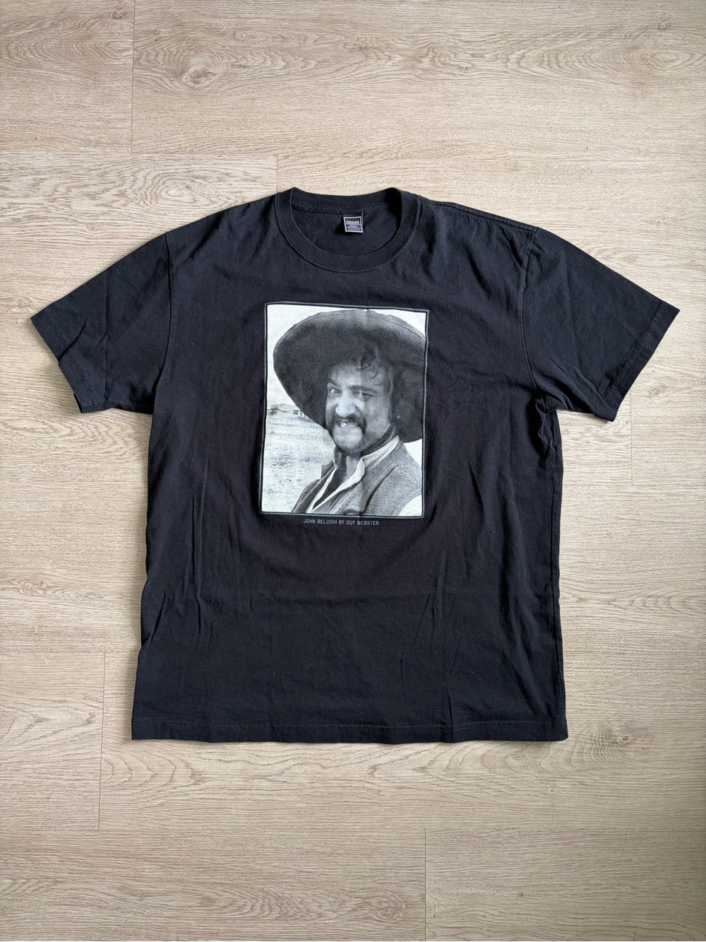 black Freshjive t-shirt vintage photograph of John Belushi